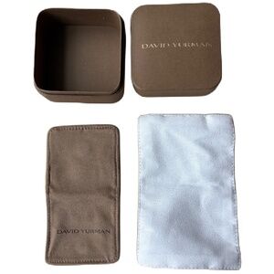 David Yurman gift box set brown gold